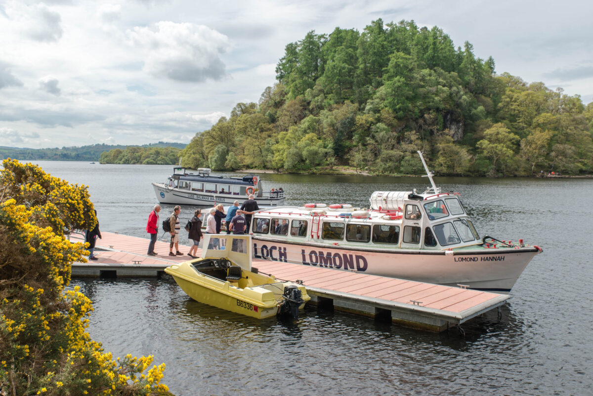 Boat from Luss to Balmaha across Loch Lomond
